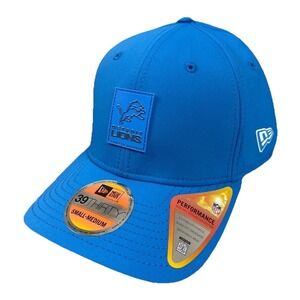 Detroit Lions New Era 39Thirty Small_Medium Size Sideline Collection NFL - Blue